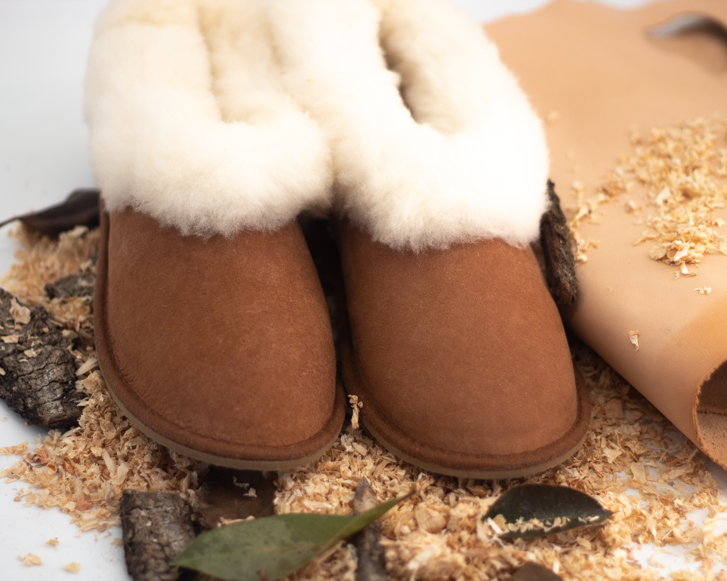 Pack DUO - 2 chaussons en peau de mouton