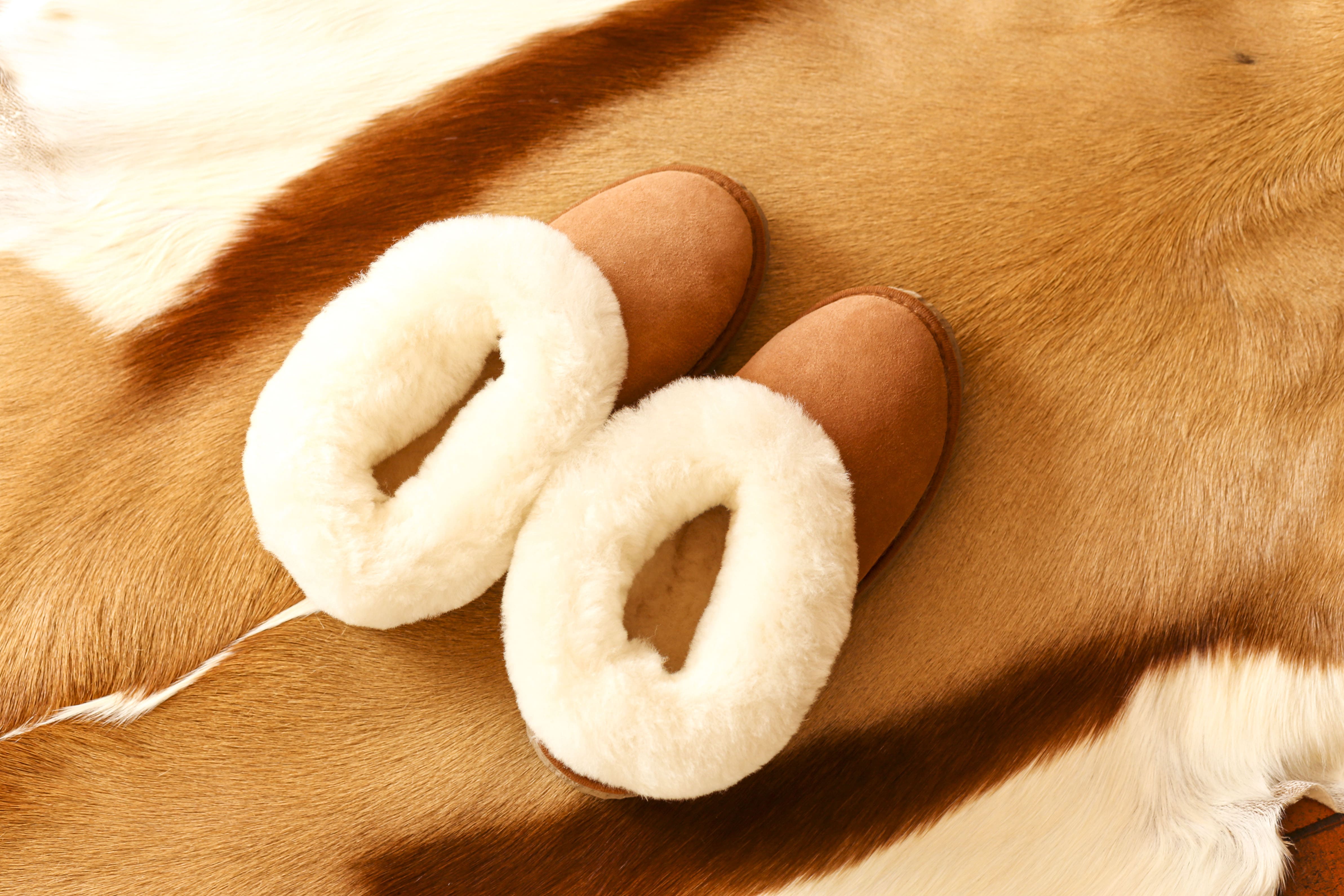 Pack DUO - 2 chaussons en peau de mouton