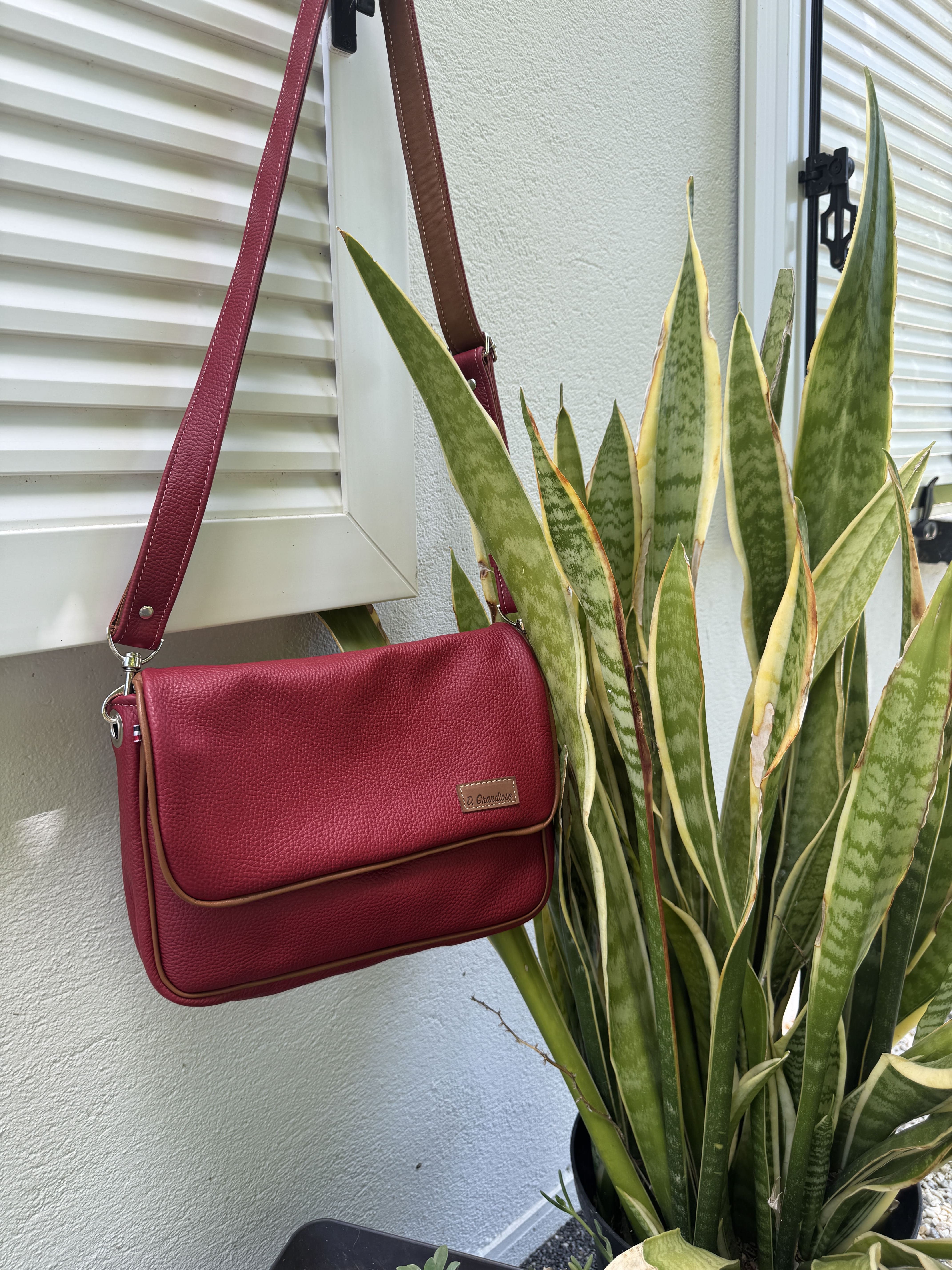 Sac en cuir pleine fleur Gabrielle